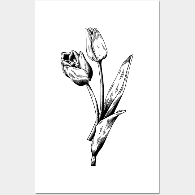 Tulips Wall Art by Digster